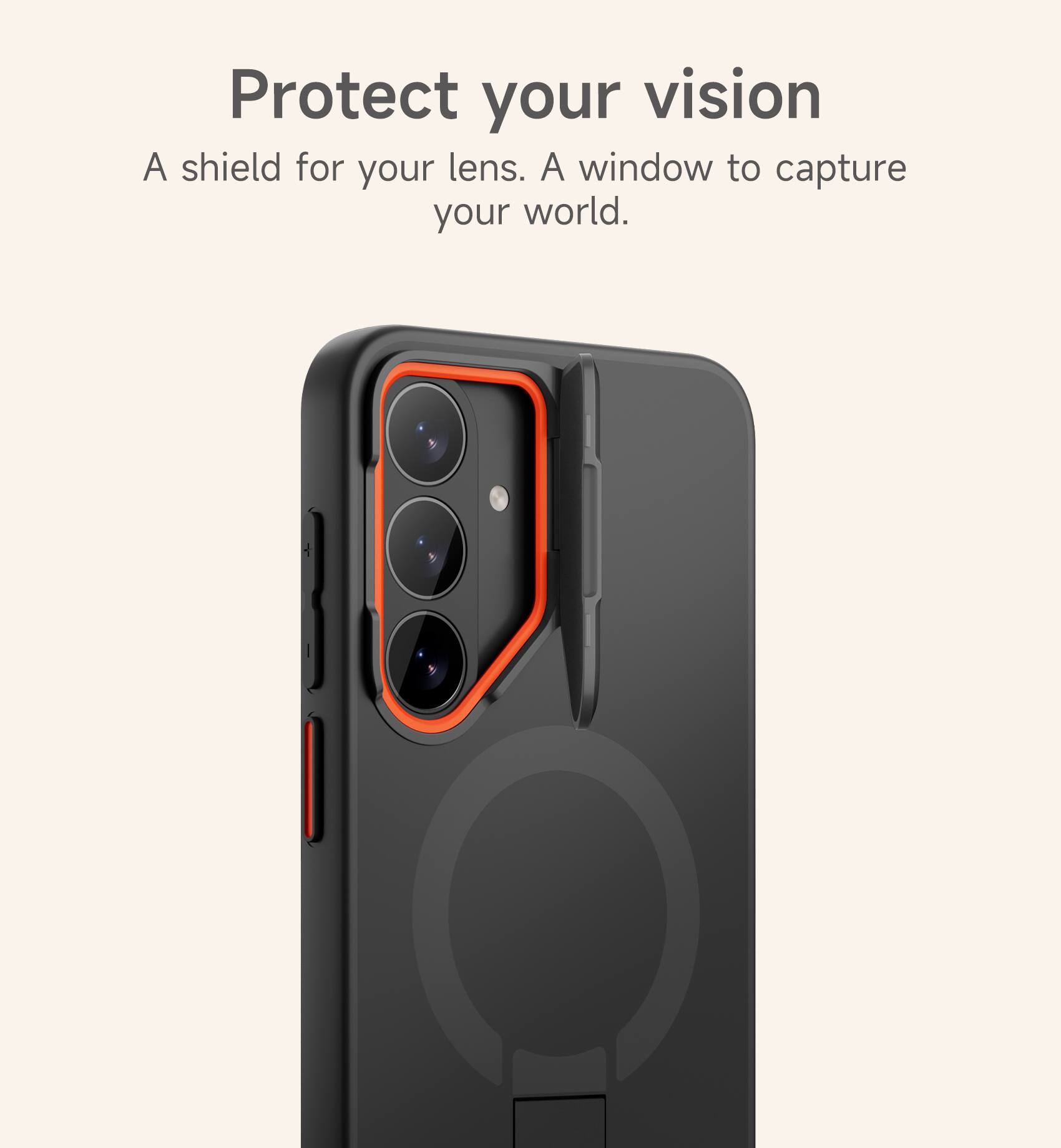 Protect your vision  
A shield for your lens. A window to capture your world.