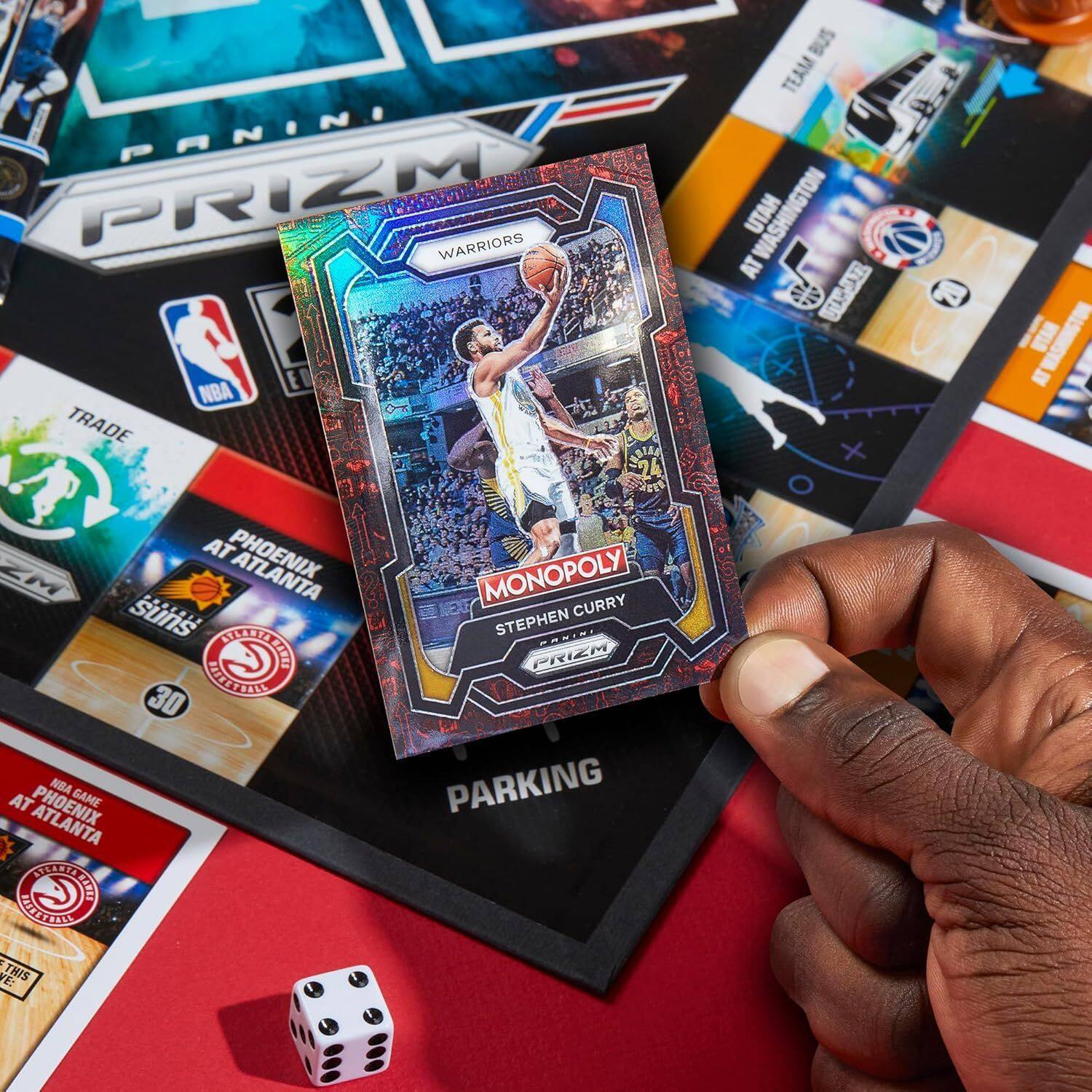 Hasbro Monopoly: Panini Prizm: NBA 2nd Edition Board Game with