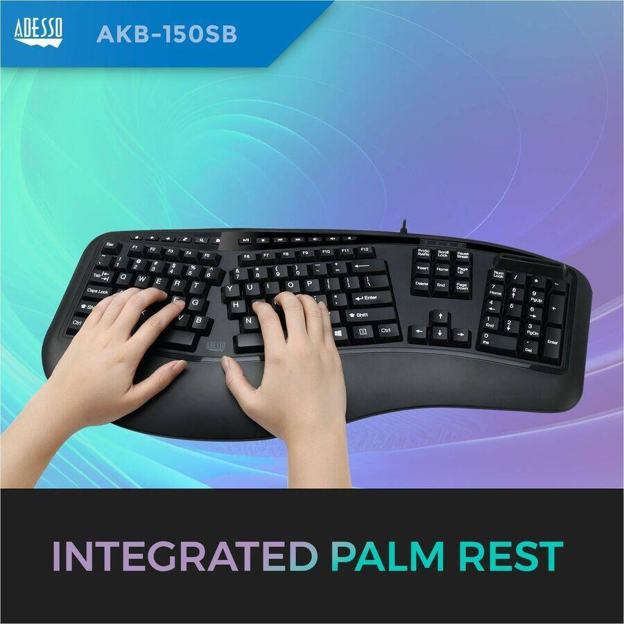 ADESSO  
AKB-150SB  

INTEGRATED PALM REST
