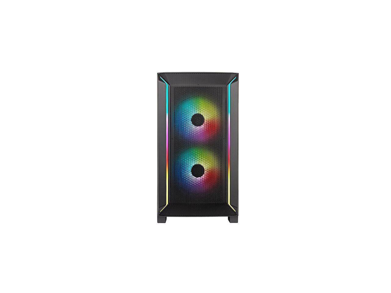 Left. SilverStone - Silverstone FARA 312Z High airflow and high capacity mATX gaming chassis - Black.