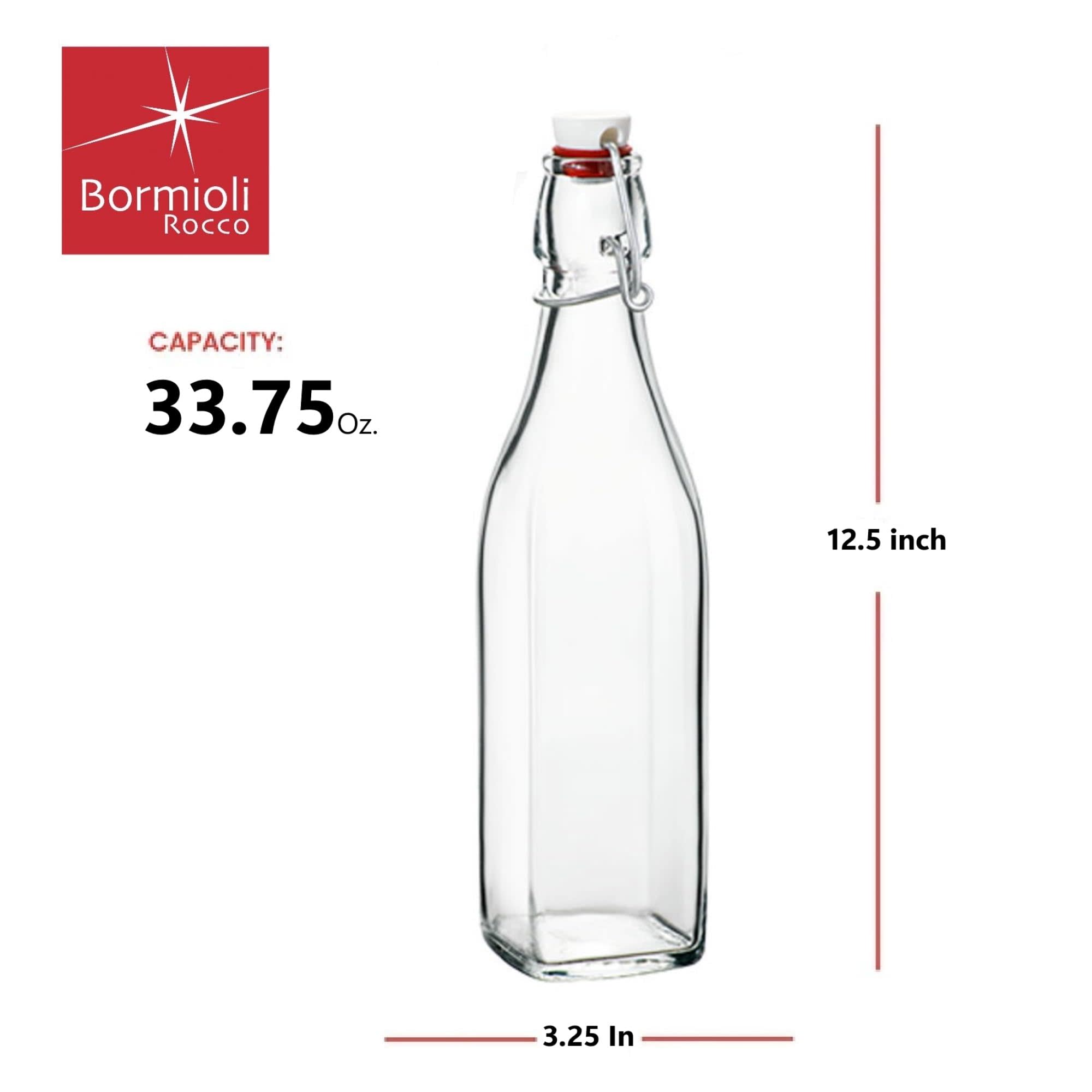 Bormioli Rocco  
CAPACITY: 33.75 oz  
12.5 inch  
3.25 inch