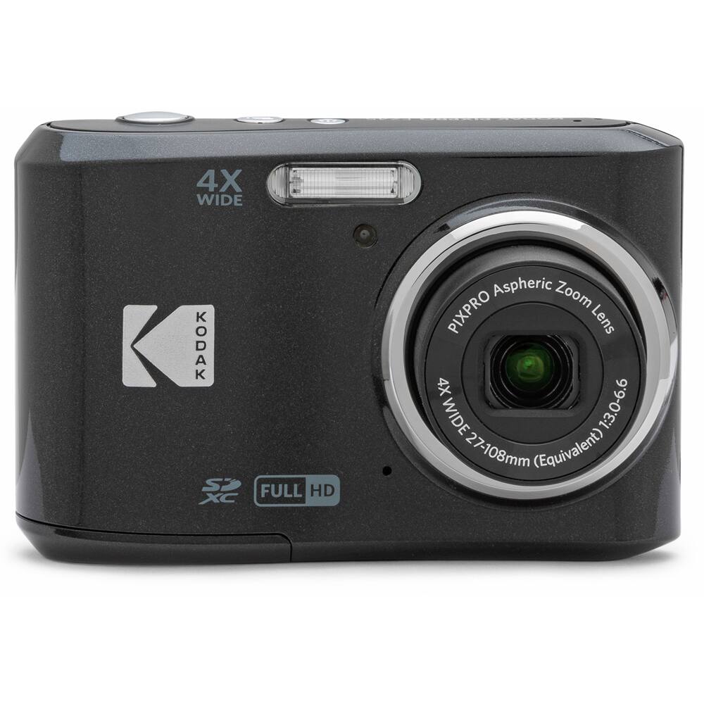 Bundle Kodak PIXPRO FZ45 16MP Digital Camera Black with Lexar 64GB