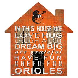 Fan Creations - Baltimore Orioles 12'' Team House Sign - Multicolor