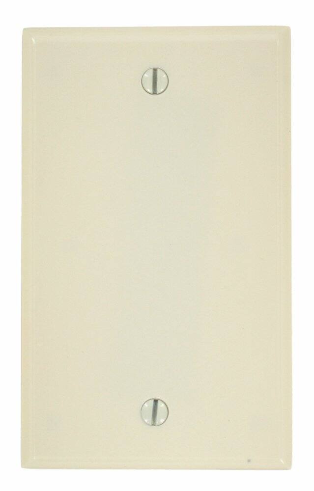 Leviton - Almond 1 gang Thermoset Plastic Blank Wall Plate 1 pk (Case of 25) - Light Almond price history on PriceWatchPro