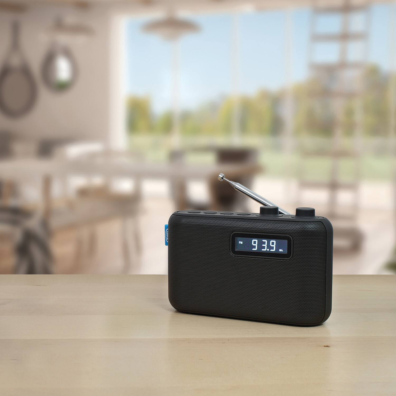 Alt View 1. Jensen - Portable AM/FM Digital Radio SR-50 with Telescoping Antenna - Black.