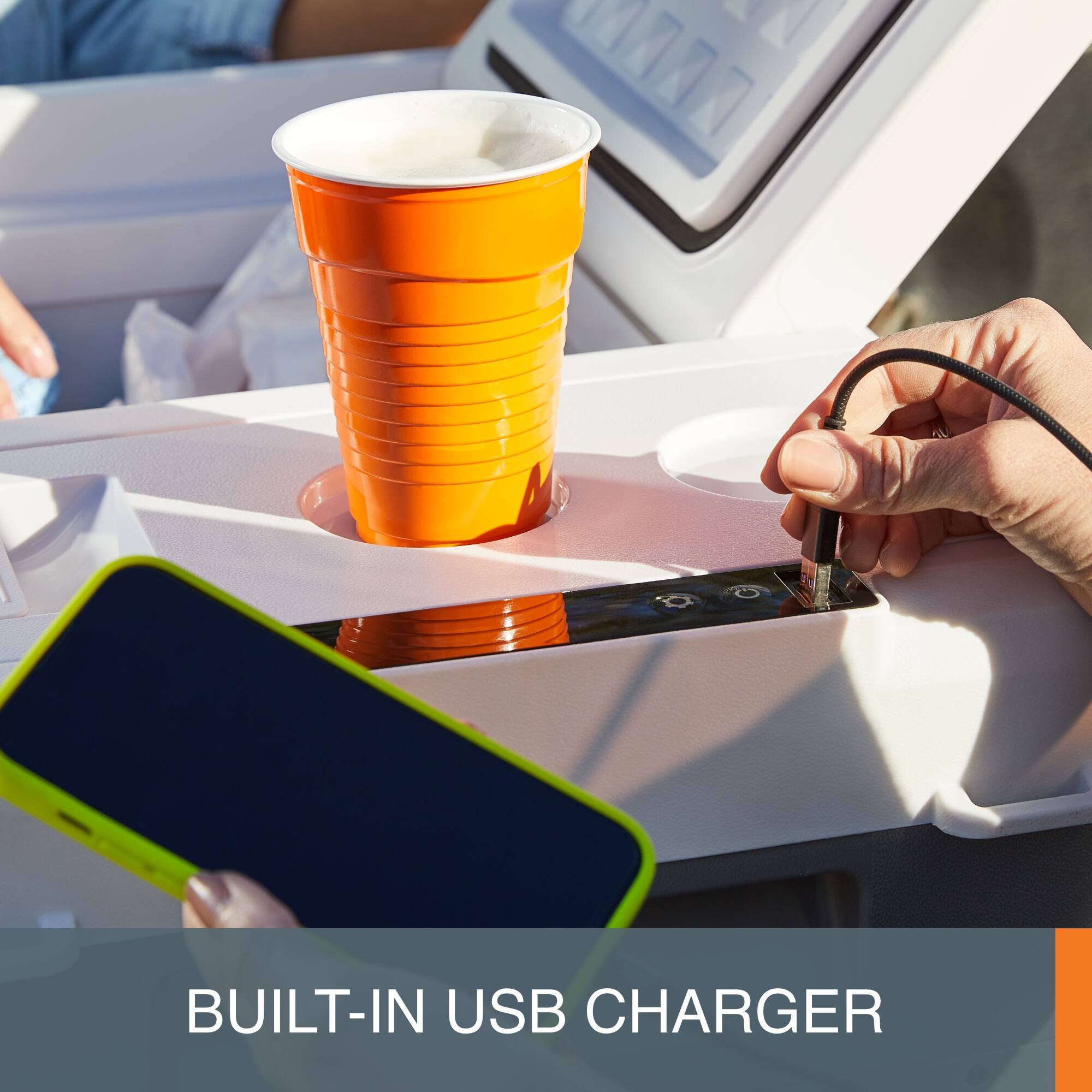 Built-in USB Charger