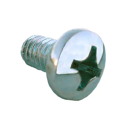 Front. RackSolutions - RackSolutions 12-24 x 5/8in Pan Head Phillip Drive Screw 25-Pack - Black.