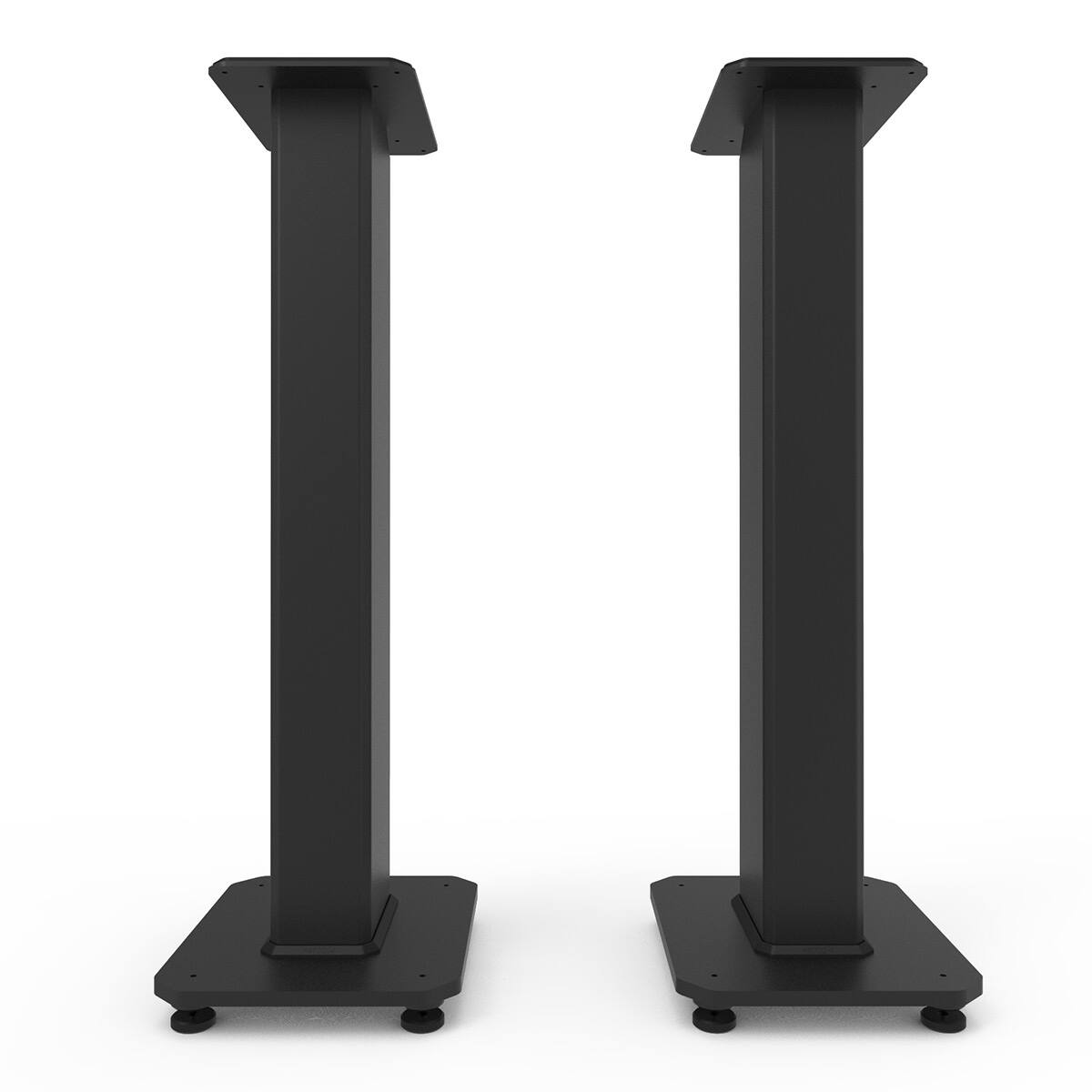 Alt View 9. Kanto - 30" Fillable Speaker Stands with Isolation Feet and Fillable Channel, Pair - Black.