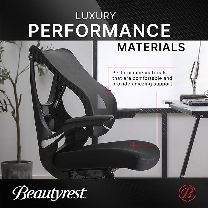 LUXURY PERFORMANCE MATERIALS  
Performance materials that are comfortable and provide amazing support.  
Beautyrest.