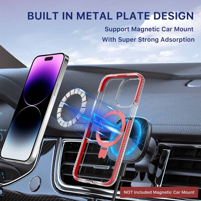 BUILT IN METAL PLATE DESIGN Support Magnetic Car Mount With Super Strong Adsorption NOT Included Magnetic Car Mount