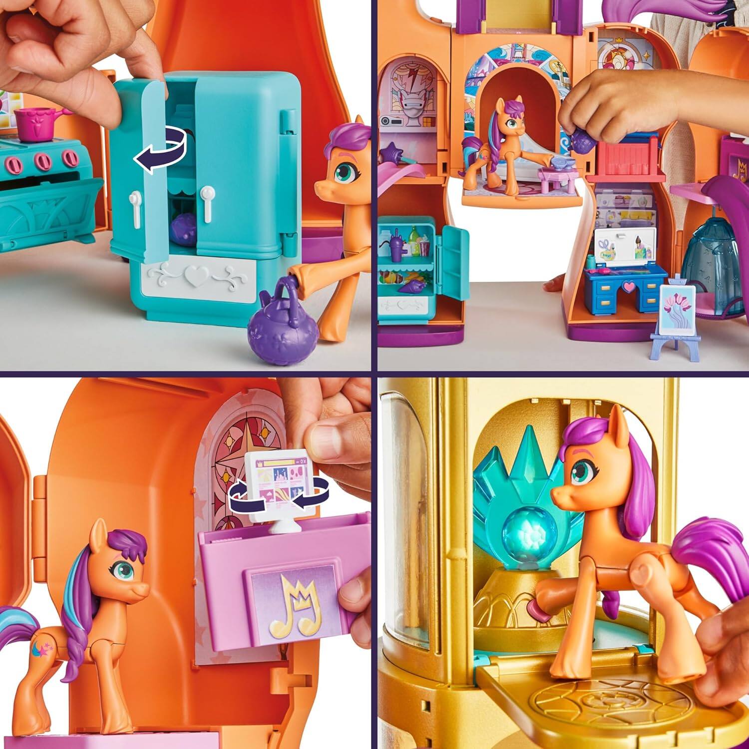 Alt View 2. Hasbro - Sunny's Playset Reveal, 25-Inch-Tall Transforming Doll Playsets and Interactive Toys for 5 Year Old.