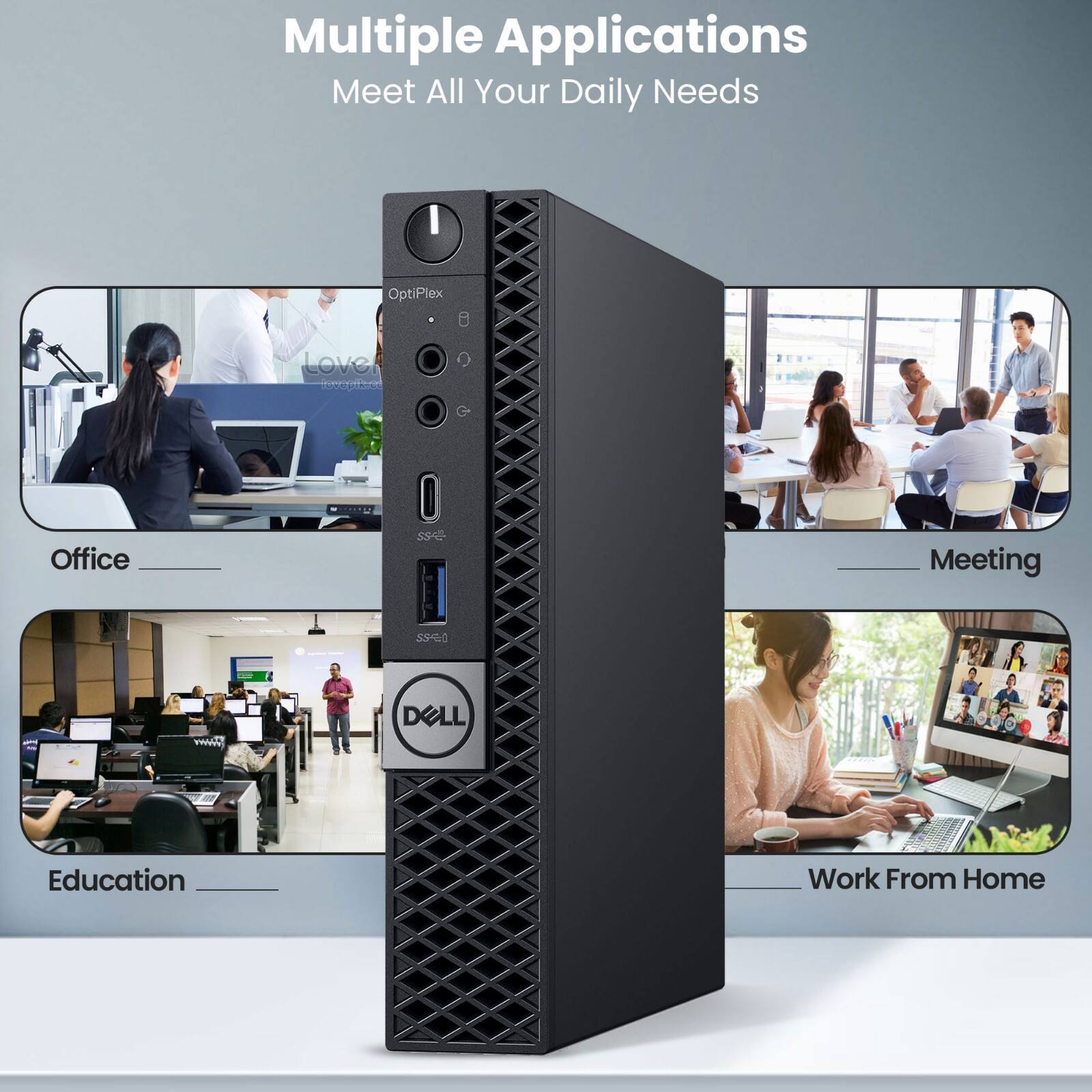 Dell Refurbished Excellent OptiPlex 7050 Micro Computer, Intel