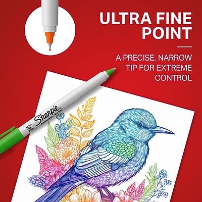 ULTRA FINE POINT  
A PRECISE, NARROW TIP FOR EXTREME CONTROL  

Sharpie, FINE POINT