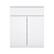 Angle. Tvilum - Scottsdale 1 Drawer, 2 Door Sideboard High Gloss - White.