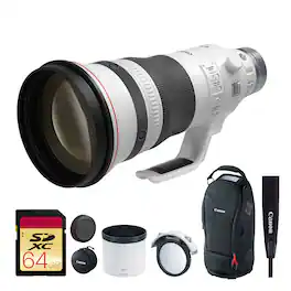 Canon - RF 400mm f/2.8 L IS USM Lens 64GB Card Bundle