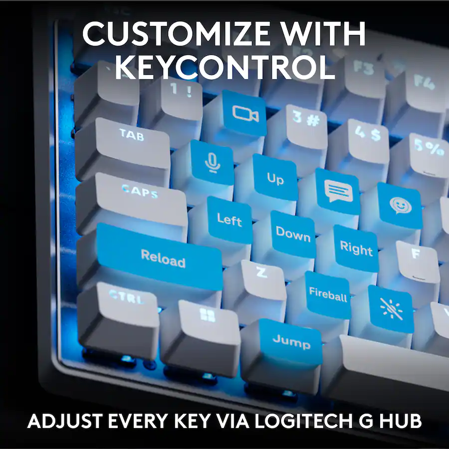 Logitech PRO X TKL RAPID Wired Hall Effect Gaming Keyboard with ...