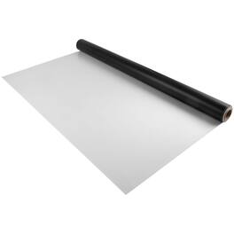 VEVOR - Dance Floor, 6.6x23ft Dance Floor Roll, 0.06in Thick PVC Vinyl Dance Floor, Black/White Reversible Portable Dance Floor - White;Black