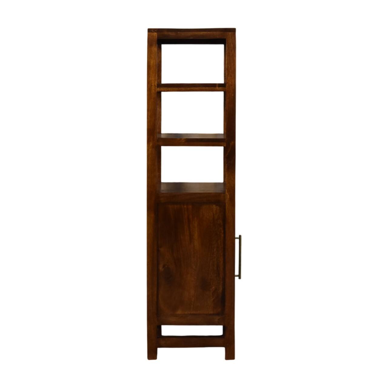 Alt View 7. Artisan Furniture - Artisan Furniture Solid Wood Chestnut Cane Door Display Unit, Brown - Brown.