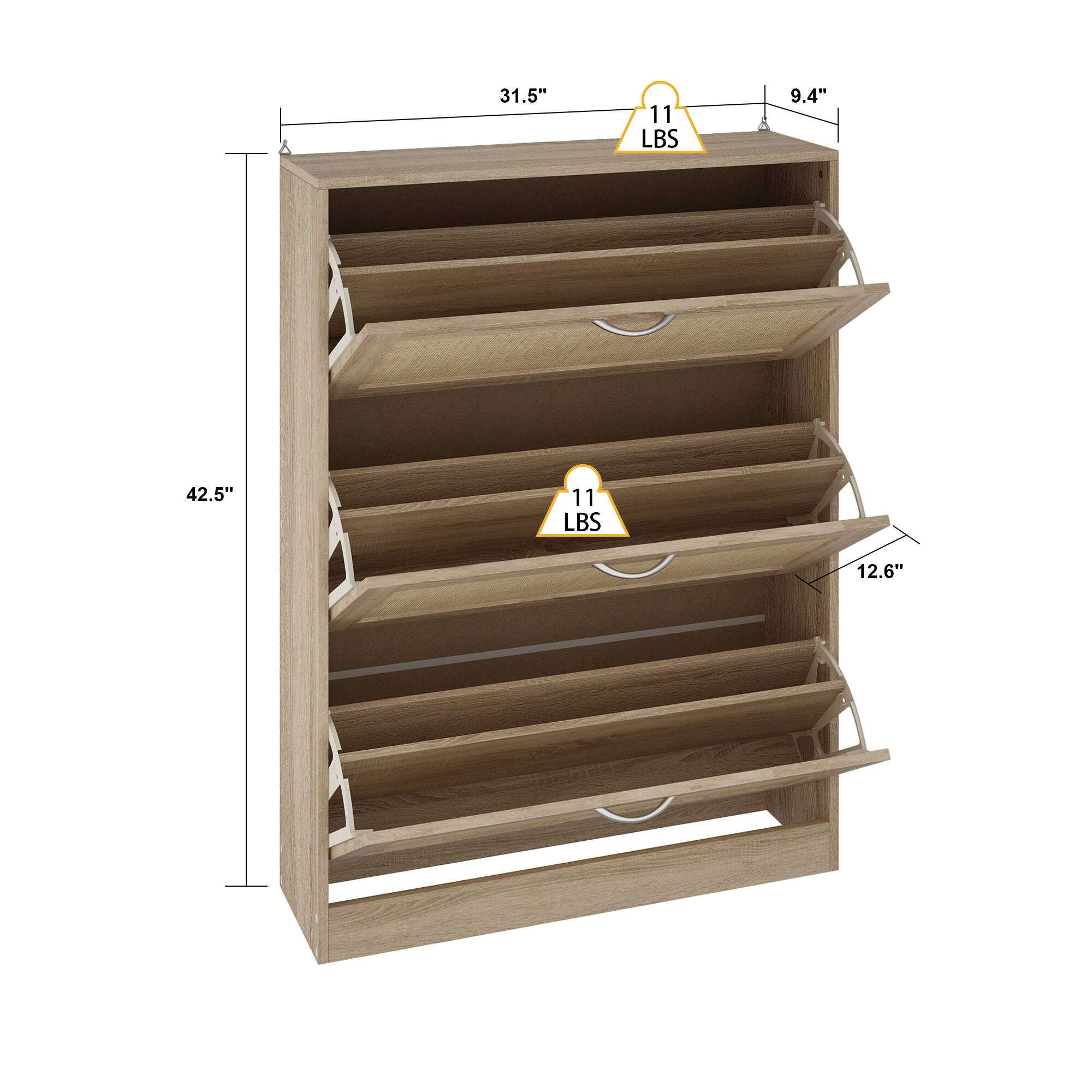 31.5", 9.4", 42.5", 11 LBS, 12.6"