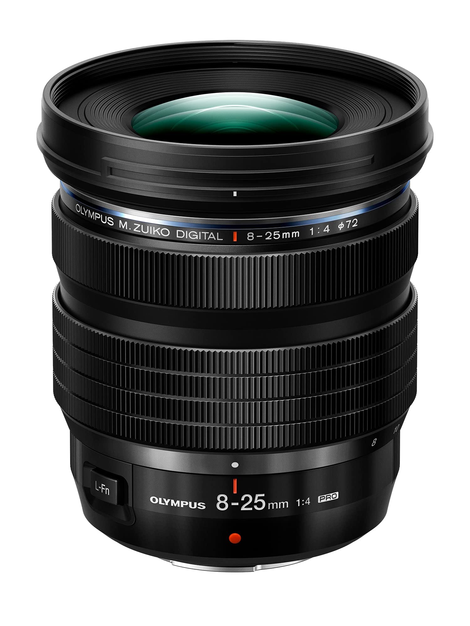 OM System - OLYMPUS M.Zuiko Digital ED 8-25mm F4.0 PRO For Micro Four Thirds System Camera, Compact Ultra Wide Zoom lens, - Black