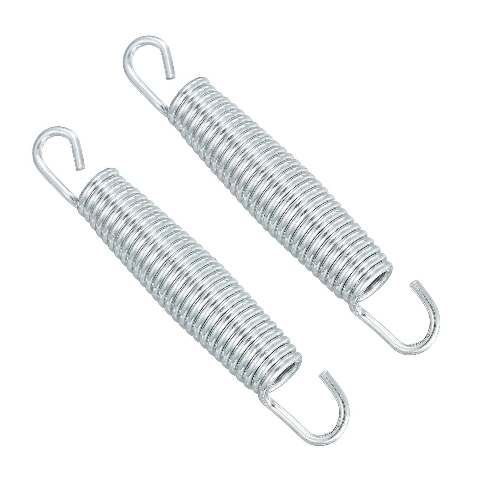 Unique Bargains - Trampoline Springs, Carbon Steel, 5.3in, 2pcs Replacement for Fitness Rebounder - Silver price history on PriceWatchPro