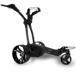 MGI - Ai 500 Electric Assisted Golf Push Cart - Plays 36 Holes with Integrated GPS System and 4" Touchscreen Display - Black