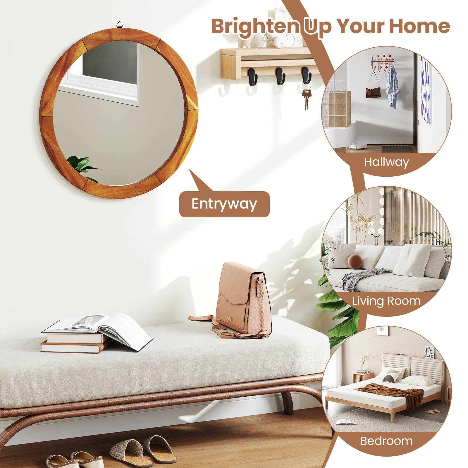 Brighten Up Your Home

- Entryway
- Hallway
- Living Room
- Bedroom