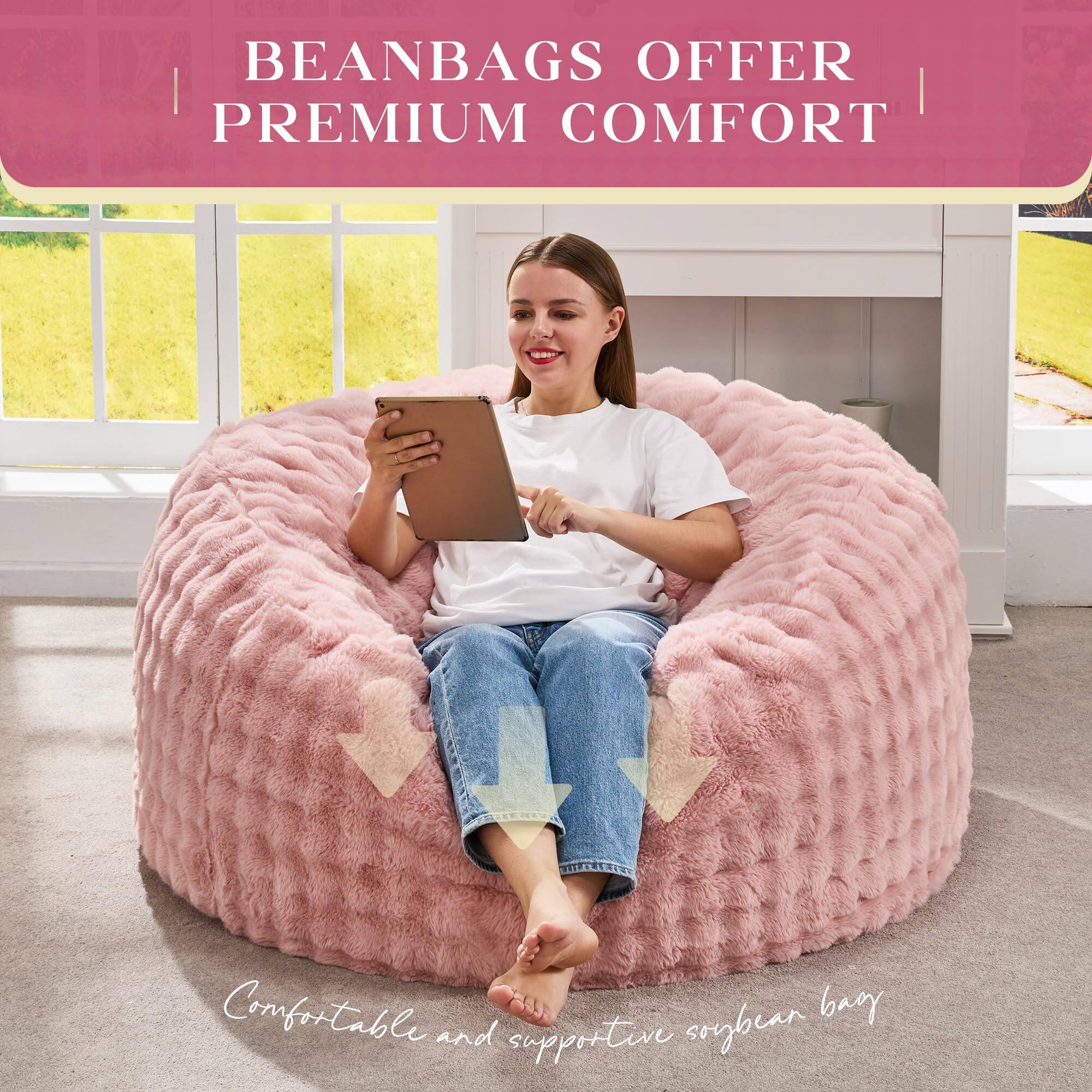 BEANBAGS OFFER PREMIUM COMFORT

Comfortable and supportive soybean bag