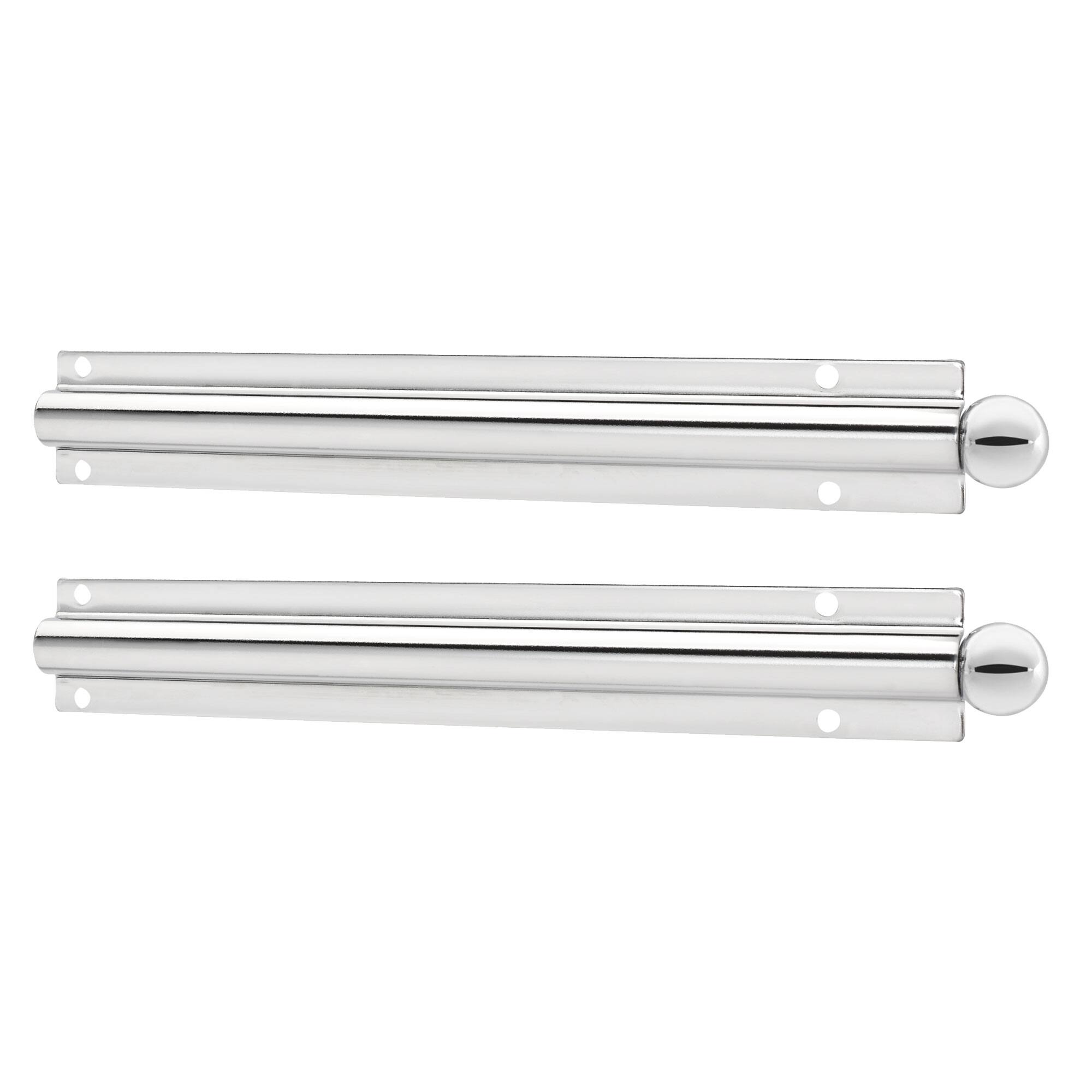 Front. Rev-A-Shelf - Rev-A-Shelf 6 Inch Metal Closet Valet Clothes Rod, Chrome, CVL-12-CR (2 Pack) - Chrome.