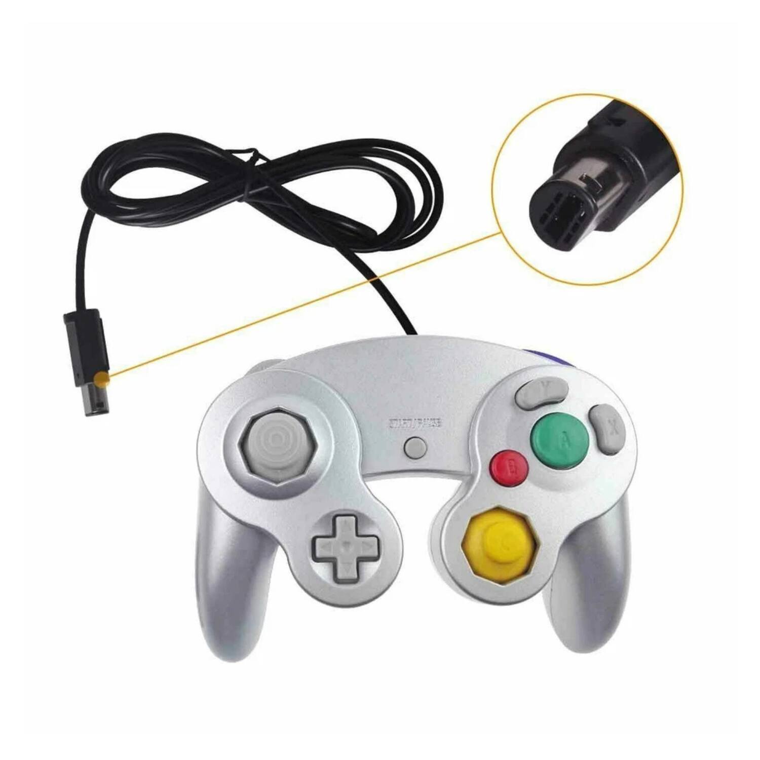 Angle. Stock Preferred - Wired NGC Controller Gamepad for Nintendo GameCube,Wii & Wii U Console Indigo - Indigo.