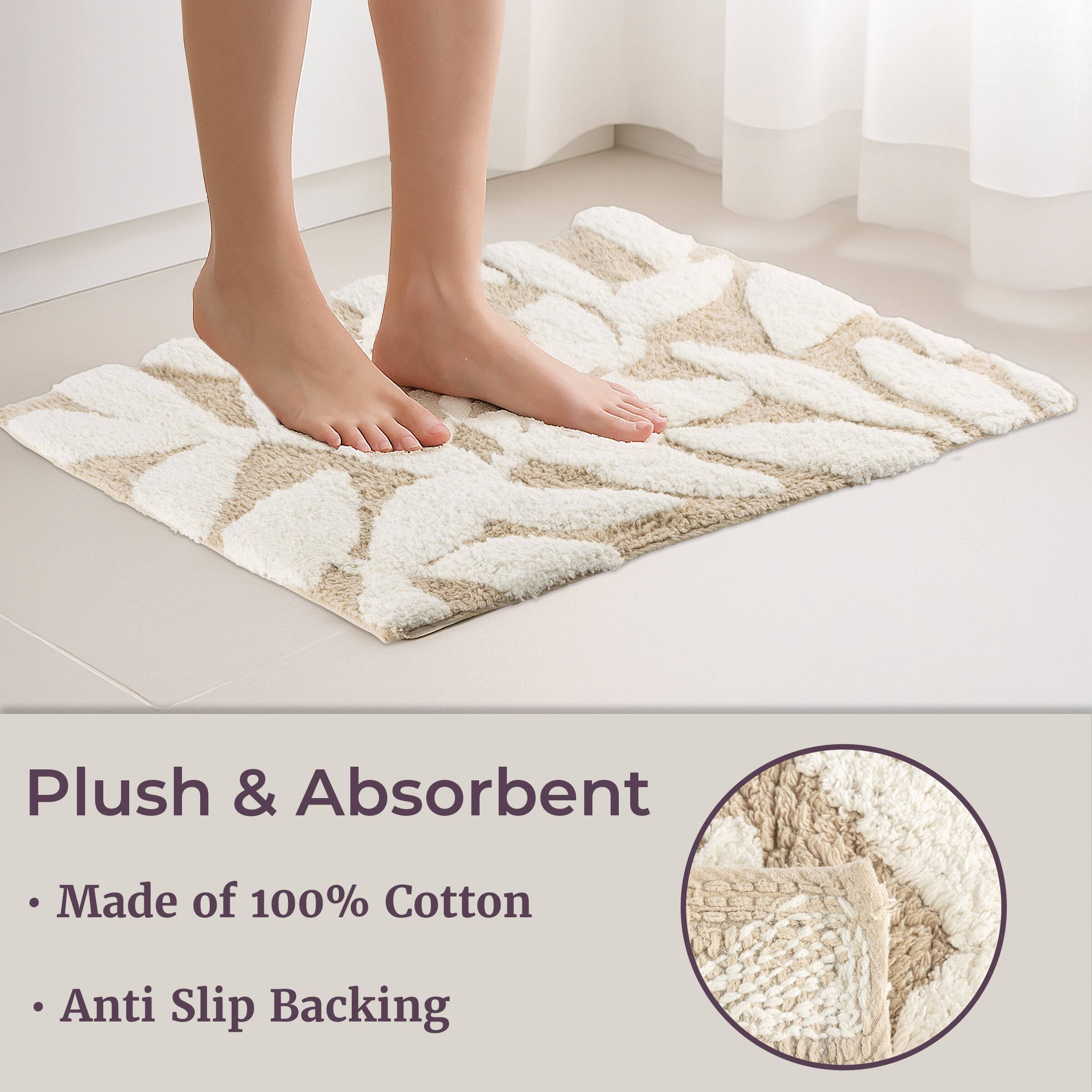 Plush & Absorbent  
- Made of 100% Cotton  
- Anti Slip Backing