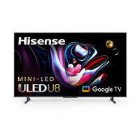 Hisense - 85" Class U8 Series Mini-LED QLED 4K UHD Smart Google TV - (2023) - Front_Zoom