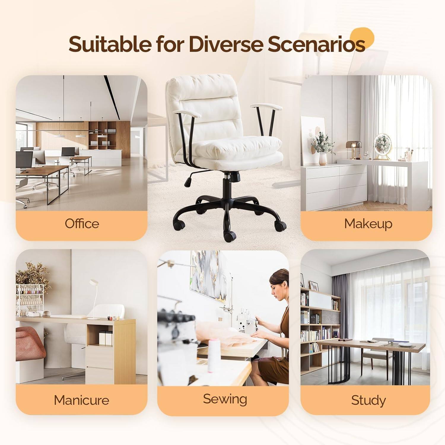 Suitable for Diverse Scenarios

- Office
- Makeup
- Manicure
- Sewing
- Study