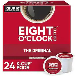 Eight O'Clock - Original Blend Coffee Keurig® K-Cup® Pods, Medium Roast, 24/Box (6405)