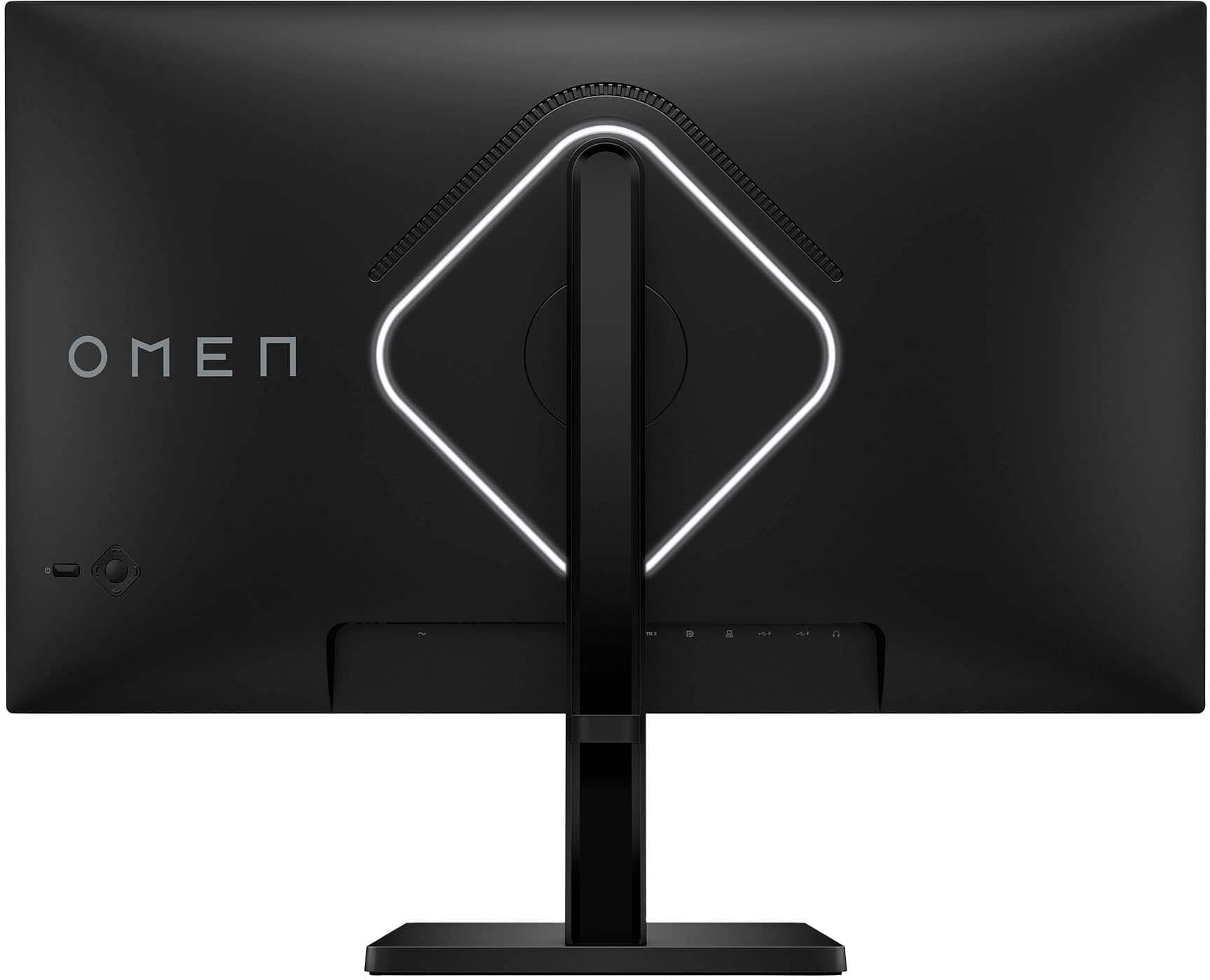Alt View 20. HP OMEN - 27" IPS LED QHD 240Hz FreeSync and G-SYNC Compatible Gaming Monitor with HDR (DisplayPort, HDMI, USB) - Black.