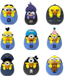 PopMarket - TUBBZ - Minions - Mystery TUBBZ - Blind Box 36ct PDQ - COLLECTIBLES - Multicolor