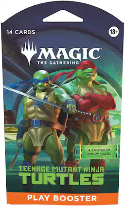 Wizards of The Coast - Magic: The Gathering | Teenage Mutant Ninja Turtles - Play Booster Sleeve