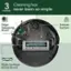 "3 Cleaning has never been so simple: Stage 1 - Edge-Sweeping Brush, Stage 2 - Intense Suction, Stage 3 - Multi-Surface Bristle Brush."
