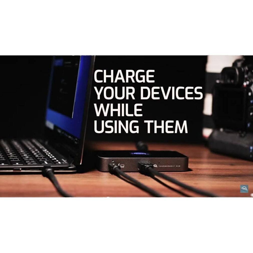CHARGE YOUR DEVICES WHILE USING THEM
