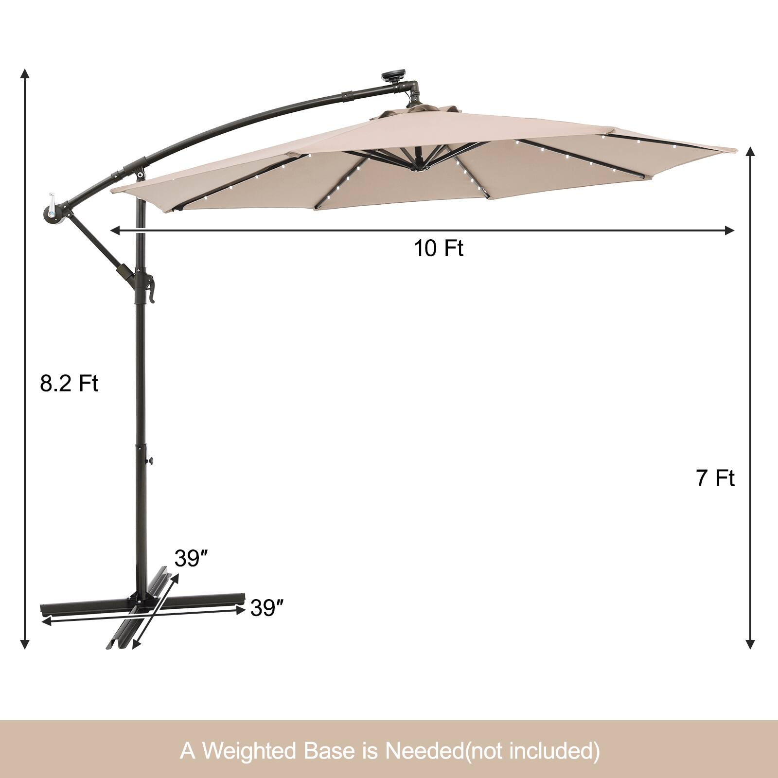A Weighted Base is Needed (not included).