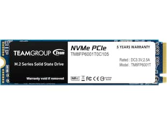 Team Group MP33 M.2 2280 1TB PCIe 3.0 x4 with NVMe 1.3 3D NAND Team Group MP33 M.2 2280 1TB PCIe 3.0 x4 with NVMe 1.3 3D NAND