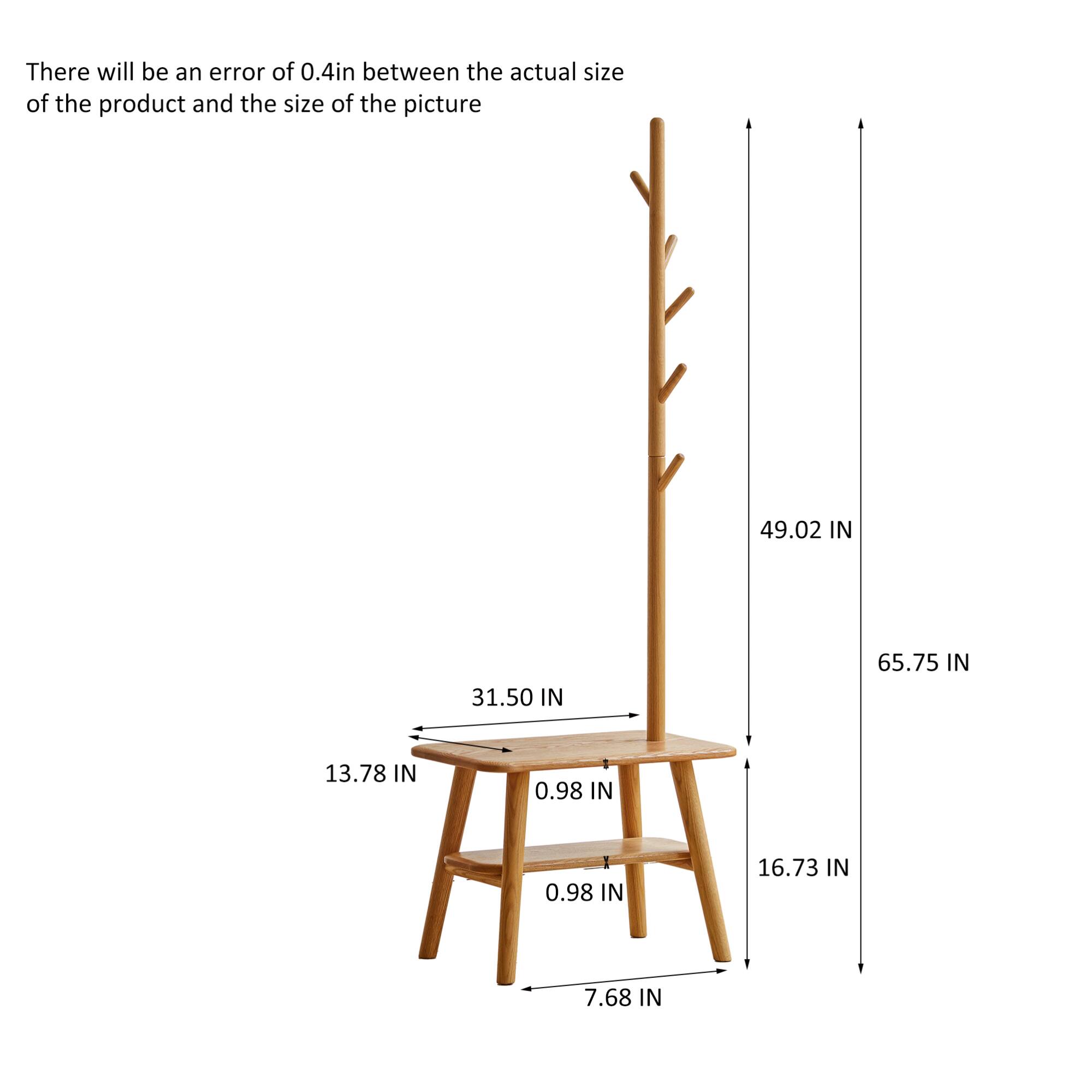 There will be an error of 0.4in between the actual size of the product and the size of the picture.

- 49.02 IN
- 31.50 IN
- 65.75 IN
- 13.78 IN
- 0.98 IN
- 0.98 IN
- 16.73 IN
- 7.68 IN