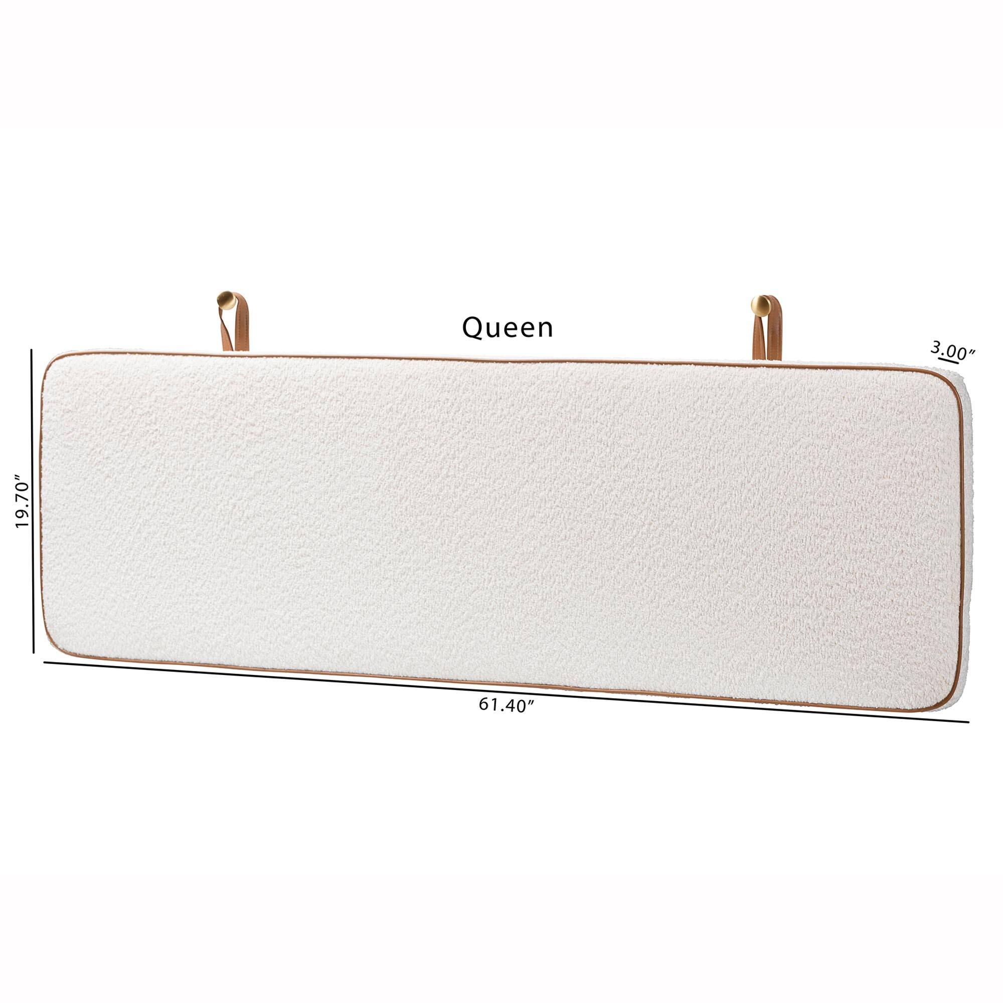 Queen  
61.40" x 19.70" x 3.00"