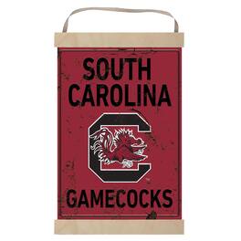 Jardine - South Carolina Gamecocks Faux Rust Banner Sign - Maroon
