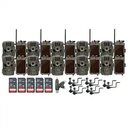 Stealth Cam - Fusion Max 36MP w/ 80ft Detection & Solar Pack 32GB (10 Pack)