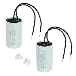 Unique Bargains - 2pcs 8uF CBB60 Running Capacitor, AC 450V 2 Wires 50/60Hz Cylinder 60x35mm for Water Pumps, Washing Machines - Gary