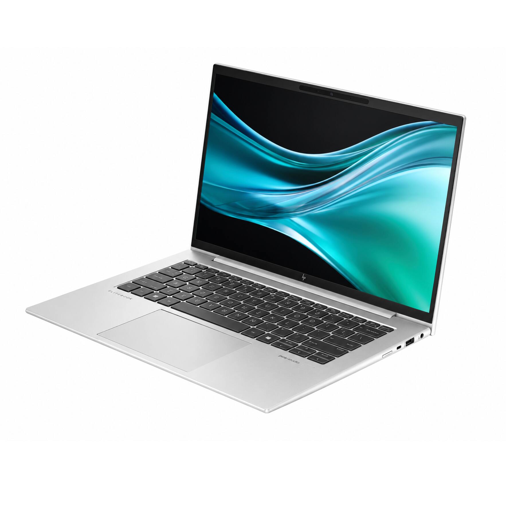 Alt View 6. HP - EliteBook 840 Laptop 14.0 WUXGA Touch Display (Ultra 7- 165H, 64GB, 2TB SSD, Win 11 Pro) w/Dockztorm Wireless Mouse - Silver.