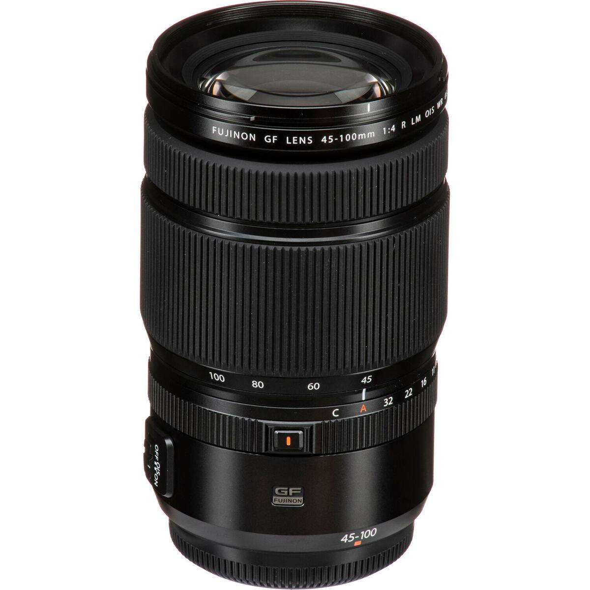 FUJINON GF LENS 45-100mm 1:4 LM OIS WR

100
80
60

45 16 22 32 A

OFF NOAON

I GF FUJINON

45-100