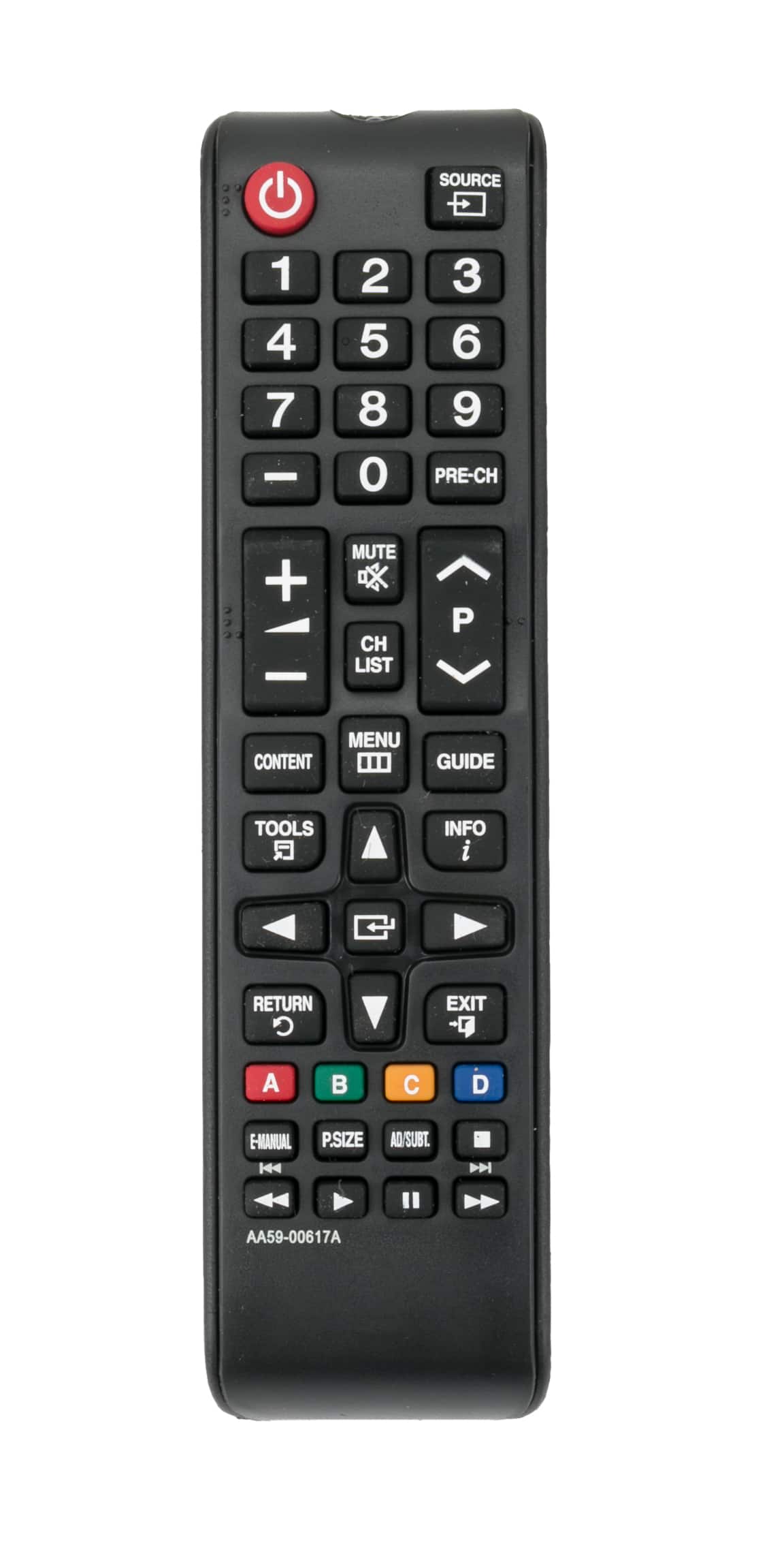 VINABTY - New AA59-00617A Replaced Remote Fits for Samsung TV PS43F4500AW PS43E455 PS51E455 PS51E450A1W PS43E450 PS51E450 - Black