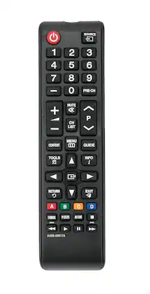 VINABTY - New AA59-00617A Replaced Remote Fits for Samsung TV PS43F4500AW PS43E455 PS51E455 PS51E450A1W PS43E450 PS51E450 - Black